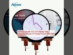 720x720 วงกลม TFT LCD Display ความละเอียดสูง วงกลม TFT Screen 4 นิ้ว ด้วย MIPI Interface