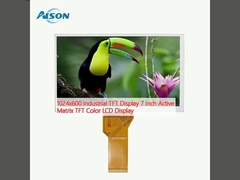 1024x600 อุตสาหกรรม TFT Display 7 นิ้ว Active Matrix TFT สี LCD Display