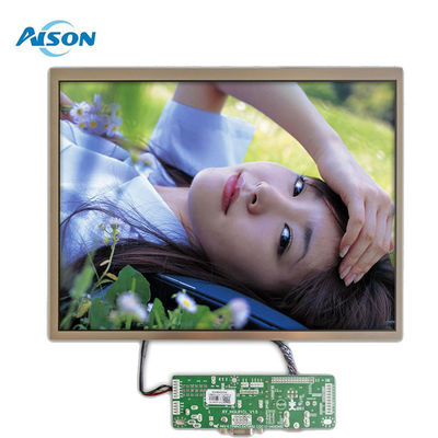 12.1 Inch Display 900:1 1024x768 Display 650 Cd/M2 อินเตอร์เฟซ LVDS