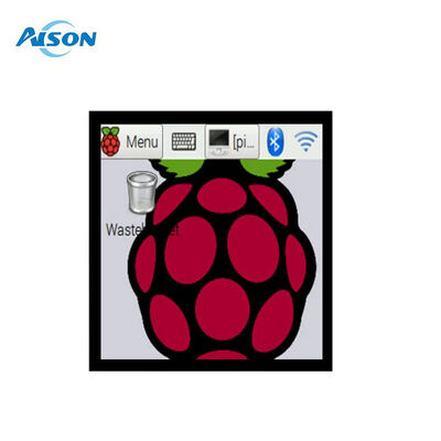 7.6 นิ้ว 800x800 ตารางจอ TFT LCD จอ MIPI อินเตอร์เฟซกับ HDMI ไดรเวอร์บอร์ดสําหรับ Raspberry Pi 5