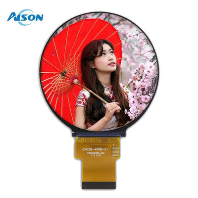 2.76 นิ้ว 480x480 มุม IPS TFT LCD โมดูล MIPI อินเตอร์เฟซ 300 นิท 2.8 นิ้ว