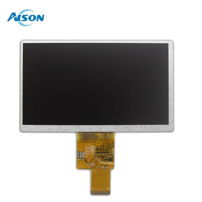 7 นิ้ว 40 ปิน 800x480 TFT LCD Display Panel 400 Cd/M2 อินเตอร์เฟซ RGB