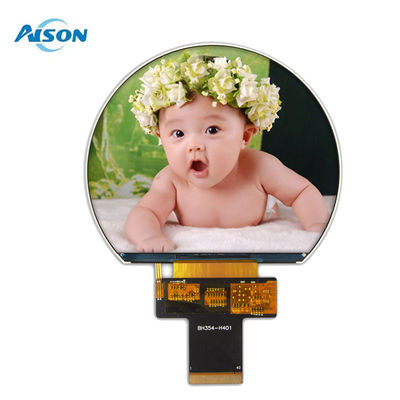 3.54 นิ้ว รอบ TFT Display 800x640 TFT Display Panel ลําโพงรูปร่างสําหรับเครื่องมือจักรยานยนต์