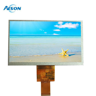7 นิ้ว 40 ปิน 800x480 TFT LCD Display Panel 400 Cd/M2 อินเตอร์เฟซ RGB