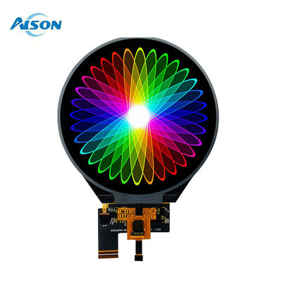 3.4 นิ้ว กลม TFT Display 800×800 วงกลม TFT LCD MIPI อินเตอร์เฟซโดยไม่ต้องสัมผัส