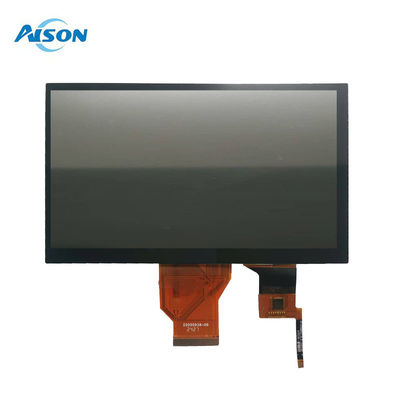 หน้าจอสัมผัส TFT ขนาด 7 นิ้ว 50 ปิน หน้าจอสัมผัสขนาดจุ 800x480 RGB 400cd/m2