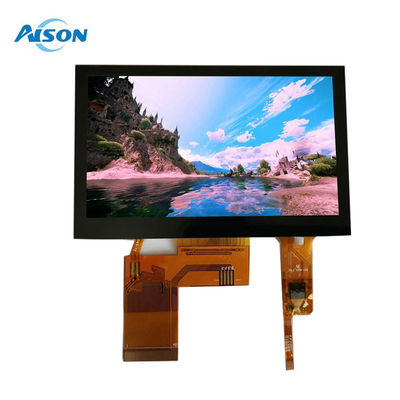 4.3 นิ้ว LCD Display 400 Cd/M2 IPS จอสัมผัสความจุ 480x272