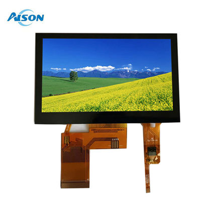 4.3 นิ้ว LCD Display 400 Cd/M2 IPS จอสัมผัสความจุ 480x272