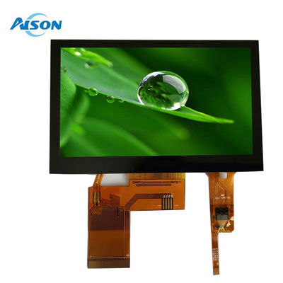 4.3 นิ้ว 480x272 TFT Capacitive Touch Display 40 Pin TFT Touch Display 400 Cd/M2