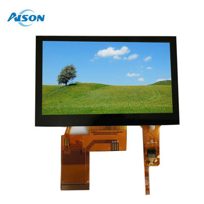 4.3 นิ้ว IPS LCD โมดูล 480x272 จุลจอสัมผัส TFT 450 Cd/M2 RGB 24 บิต