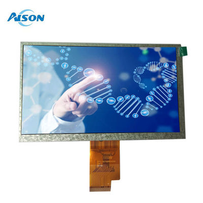 7 นิ้ว 1024x600 IPS สี TFT Display กระจายเสียง LCD Display 450cd/M2 ด้วย LVDS Interface