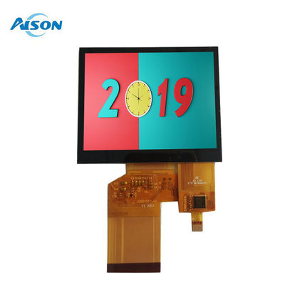 3.5 นิ้ว 320x240 RGB อินเตอร์เฟซ 300 Cd/M2 TFT Capacitive Touch Screen สีจอสัมผัส