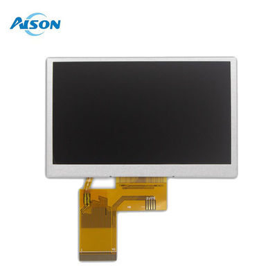 4.3 นิ้ว 800x480 IPS TFT LCD Display 450 Cd/M2 อินเตอร์เฟซ RGB