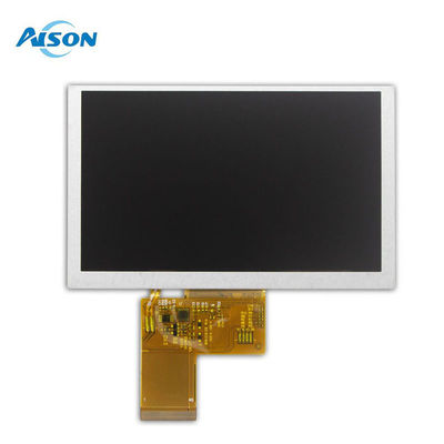 5 นิ้ว TFT LCD Module 800x480 Display 500 Cd/M2 RGB 24 บิต 40pin ILI6137 และ ILI5960 ไดรเวอร์ IC