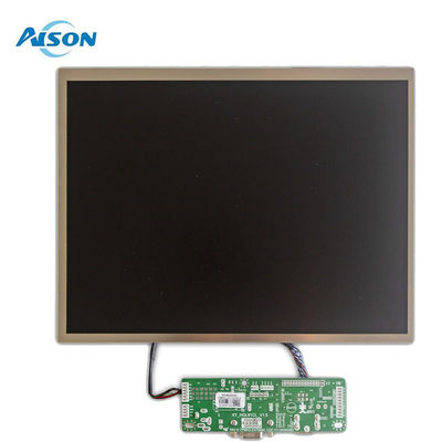 12.1 นิ้ว อุตสาหกรรม TFT Display 1024x768 อัตราส่วนจําเพาะ TFT Display 650 Cd / M2 ด้วย LVDS Interface