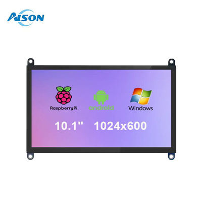 10.1 นิ้ว Raspberry Pi Screen 1024X600 HDMI USB Touch Screen 450 cd/m2