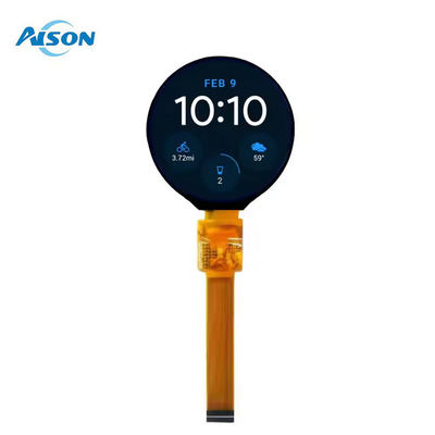 1.6 นิ้ว 400x400 โมดูล LCD วงกลม 230nits สีจอ LCD