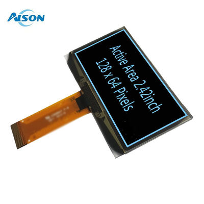 2จอ OLED ขนาด.42 นิ้ว จอ OLED ขาว 24 ปิน 128x64 SPI I2C SSD1309 เครื่องควบคุม
