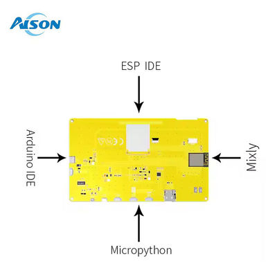 6 ปิน ESP32 โมดูลจอ 5V จอสัมผัสความจุ 500mA 8M PSRAM LVGL