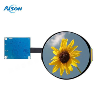 5.0" 1080x1080 กลม TFT Display อินเตอร์เฟซ MIPI 350 นิต