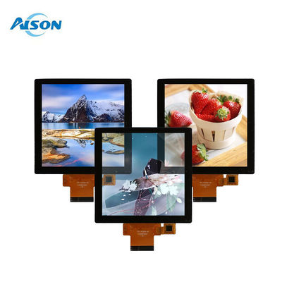 4 นิ้ว Square TFT Display 480x480 กับ RGB Interface กับ Touch Display 300 cd/m2