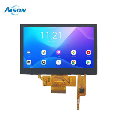 4.3 นิ้ว 480x272 IPS โมดูลจอ TFT RGB 24 บิต Driver IC SC7283