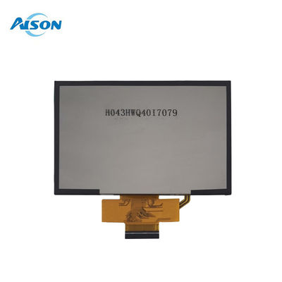 4.3 นิ้ว 480x272 IPS โมดูลจอ TFT RGB 24 บิต Driver IC SC7283