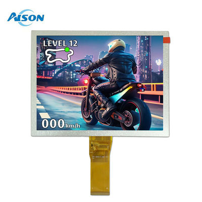 โมดูล 8 นิ้ว IPS TFT LCD 800×600 RGB 24 Bit 50 Pin 1000cd/m2 สําหรับจอ TFT อุตสาหกรรม