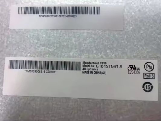 10.4 นิ้ว AUO 800X600 LVDS TFT LCD Display 400cd/m2 สําหรับอุตสาหกรรม