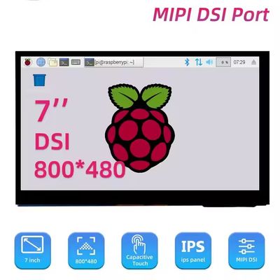 5 นิ้ว 800x480 MIPI DSI LCD touch screen สําหรับ Raspberry Pi 3 4B
