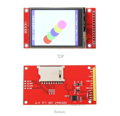 2.4 นิ้ว ILI9341 SPI 320*240 TFT LCD Screen Module LCD Display กับบอร์ดพีซีบี