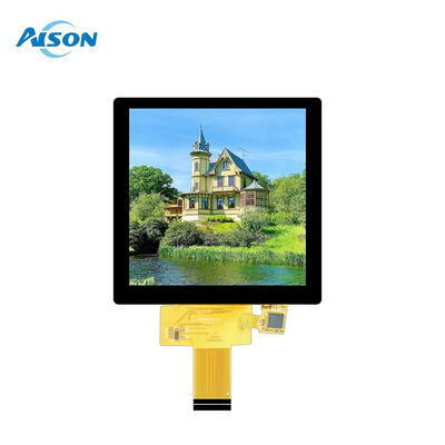 จอแสดงผล LCD TFT MIPI ทรงสี่เหลี่ยมขนาด 3.95 นิ้ว 720X720 พร้อมหน้าจอสัมผัสแบบคาปาซิทีฟ LED Backlight GT911 สำหรับ Smart Home แบบ 86 Box