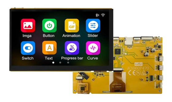 บอร์ดการพัฒนา ESP32 P4 ขนาด 7 นิ้ว พร้อมจอ LCD และ ESP32-C6 ที่ติดตั้ง