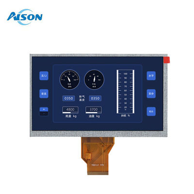 7 นิ้ว TFT LCD Display Module 800x480 LCD Display 450 cd/M2 RGB 50 ปิน