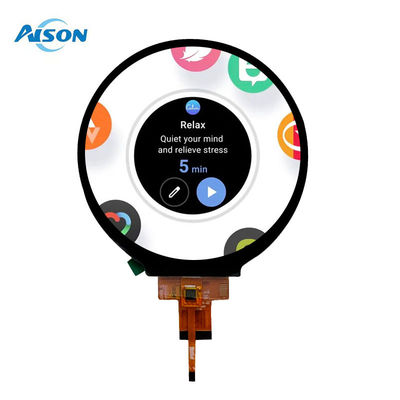 4 นิ้ว 720x720 จอ พร้อม 4 เลน MIPI อินเตอร์เฟซ 300 Cd / M2 จอ TFT รอบ