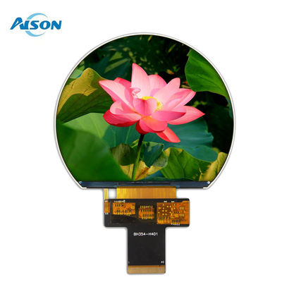 3.54 นิ้ว รอบ TFT Display 800x640 TFT Display Panel ลําโพงรูปร่างสําหรับเครื่องมือจักรยานยนต์