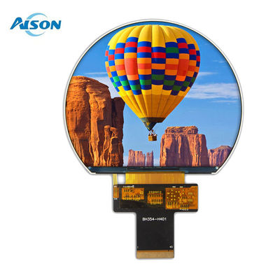 3.54 นิ้ว 800x640 รอบ TFT Display SPI TFT Display 1000 Cd / M2 ด้วย 3SPI + 18 บิต อินเตอร์เฟซ RGB