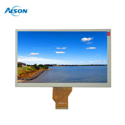 8 นิ้ว 800x480 TFT LCD Display ความสว่างสูง 1000cd/m2 สําหรับการใช้งานอุตสาหกรรม RGB Interfacde
