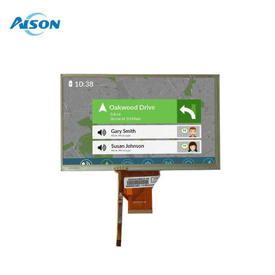 7 นิ้ว TFT Resistive Touch Screen 800X480 โมดูลจอสัมผัส 300 Cd/M2