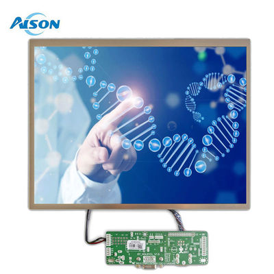 12.1 นิ้ว 1024x768 IPS LVDS อุตสาหกรรม TFT จอ 650cd / m2